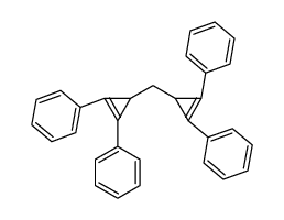 bis(2,3-diphenyl-2-cyclopropenyl)methane Structure
