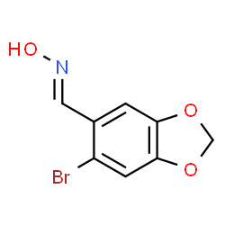 6-BROMO-1,3-BENZODIOXOLE-5-CARBALDEHYDE OXIME结构式