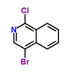 4-Bromo-1-chloroisoquinoline structure