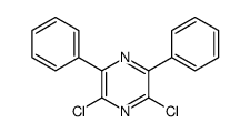 2,6-dichloro-3,5-diphenylpyrazine Structure