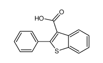 2-phenyl-1-benzothiophene-3-carboxylic acid结构式