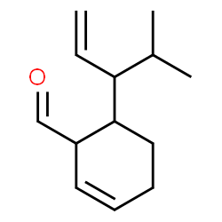 6-[1-(1-methylethyl)allyl]cyclohex-2-ene-1-carbaldehyde结构式
