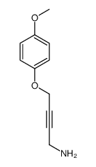 4-(4-methoxyphenoxy)but-2-yn-1-amine结构式