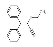 2-Propenenitrile,2-(ethylthio)-3,3-diphenyl- picture