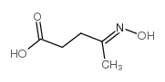 Pentanoic acid,4-(hydroxyimino)- Structure