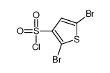 2,5-dibromothiophene-3-sulfonyl chloride structure