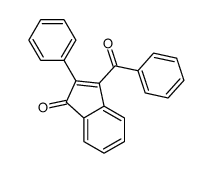 3-benzoyl-2-phenylinden-1-one结构式