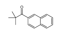 2,2-dimethyl-1-naphthalen-2-ylpropan-1-one结构式