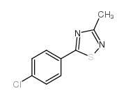 5-(4-氯苯基)-3-噻二唑-1,2,4-噻二唑结构式