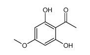 1-(2,6-二羟基-4-甲氧基苯基)乙酮结构式