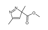 methyl 3,5-dimethyl-3H-pyrazole-3-carboxylate Structure