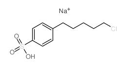 4-(5-chloropentyl)benzenesulfonic acid Structure