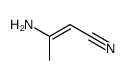(E)-3-Amino-2-butenenitrile Structure