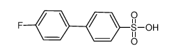 4'-fluorobiphenyl-4-sulfonic acid Structure