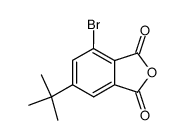 3-bromo-5-tert-butylphthalic anhydride Structure