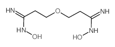 Propanimidamide,3,3'-oxybis[N-hydroxy-结构式