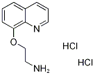 [2-(喹啉-8-氧基)乙基]胺二盐酸盐结构式