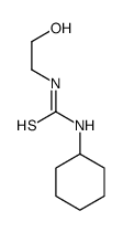 1-cyclohexyl-3-(2-hydroxyethyl)thiourea结构式