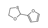 2-(furan-2-yl)-1,3-oxathiolane结构式