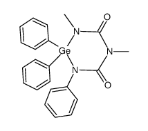 1,5-dimethyl-2,2,3-triphenyl-1,3,5,2-triazagerminane-4,6-dione Structure