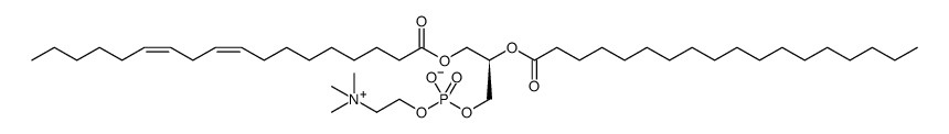 3,5,9-Trioxa-4-phosphaheptacosa-18,21-dien-1-aminium, 4-hydroxy-N,N,N-trimethyl-10-oxo-7-[(1-oxooctadecyl)oxy]-, inner salt, 4-oxide, (7R,18Z,21Z) Structure
