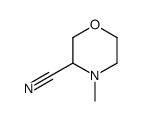 4-Methyl-morpholine-3-carbonitrile structure