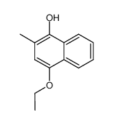 4-ethoxy-2-methyl-[1]naphthol结构式