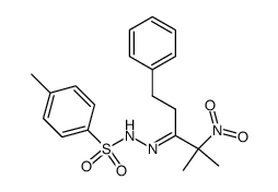 2-Methyl-2-nitro-5-phenyl-3-pentanone (p-tolylsulfonyl)hydrazone结构式