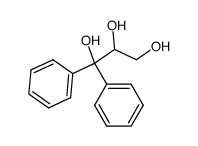 1,1-diphenyl-propane-1,2,3-triol结构式