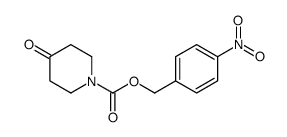 (4-nitrophenyl)methyl 4-oxopiperidine-1-carboxylate结构式