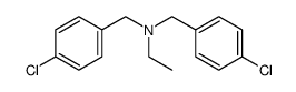ethyl-bis-(4-chloro-benzyl)-amine结构式