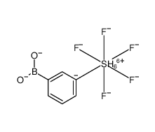 Sulfate(2-), (3-boronatophenyl)pentafluoro-, dihydrogen, (OC-6-21) Structure