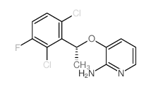 (R)-3-(1-(2,6-Dichloro-3-fluorophenyl)ethoxy)pyridin-2-amine structure