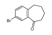 3-溴-6,7,8,9-四氢-5H-苯并[7]轮烯-5-酮结构式