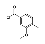 Benzoyl chloride, 3-methoxy-4-methyl- (9CI) structure