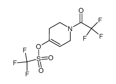 1-(2,2,2-trifluoroacetyl)-1,2,3,6-tetrahydropyridin-4-yl trifluoromethanesulfonate结构式