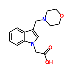 [3-(4-Morpholinylmethyl)-1H-indol-1-yl]acetic acid Structure