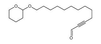 13-(oxan-2-yloxy)tridec-2-ynal Structure