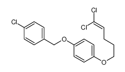 1-chloro-4-[[4-(5,5-dichloropent-4-enoxy)phenoxy]methyl]benzene Structure