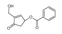 [(1R)-3-(hydroxymethyl)-4-oxocyclopent-2-en-1-yl] benzoate Structure