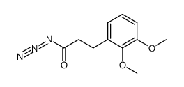 3-(2,3-Dimethoxy-phenyl)-propionyl azide结构式