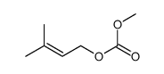 methyl 3-methylbut-2-enyl carbonate Structure