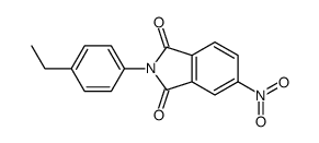 2-(4-ethylphenyl)-5-nitroisoindole-1,3-dione Structure
