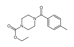 ethyl 4-(4-methylbenzoyl)piperazine-1-carboxylate Structure