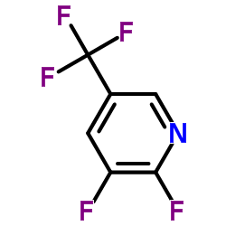 2,3-二氟-5-(三氟甲基)吡啶结构式