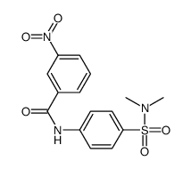 N-[4-(dimethylsulfamoyl)phenyl]-3-nitrobenzamide结构式