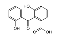 3-hydroxy-2-(2-hydroxybenzoyl)benzoic acid Structure