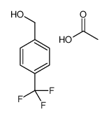 acetic acid,[4-(trifluoromethyl)phenyl]methanol结构式