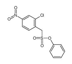 phenyl (2-chloro-4-nitrophenyl)methanesulfonate Structure