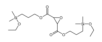 bis[3-[ethoxy(dimethyl)silyl]propyl] oxirane-2,3-dicarboxylate Structure